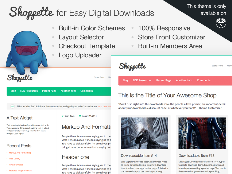 Shopette WordPress Theme Shopette WordPress Theme
