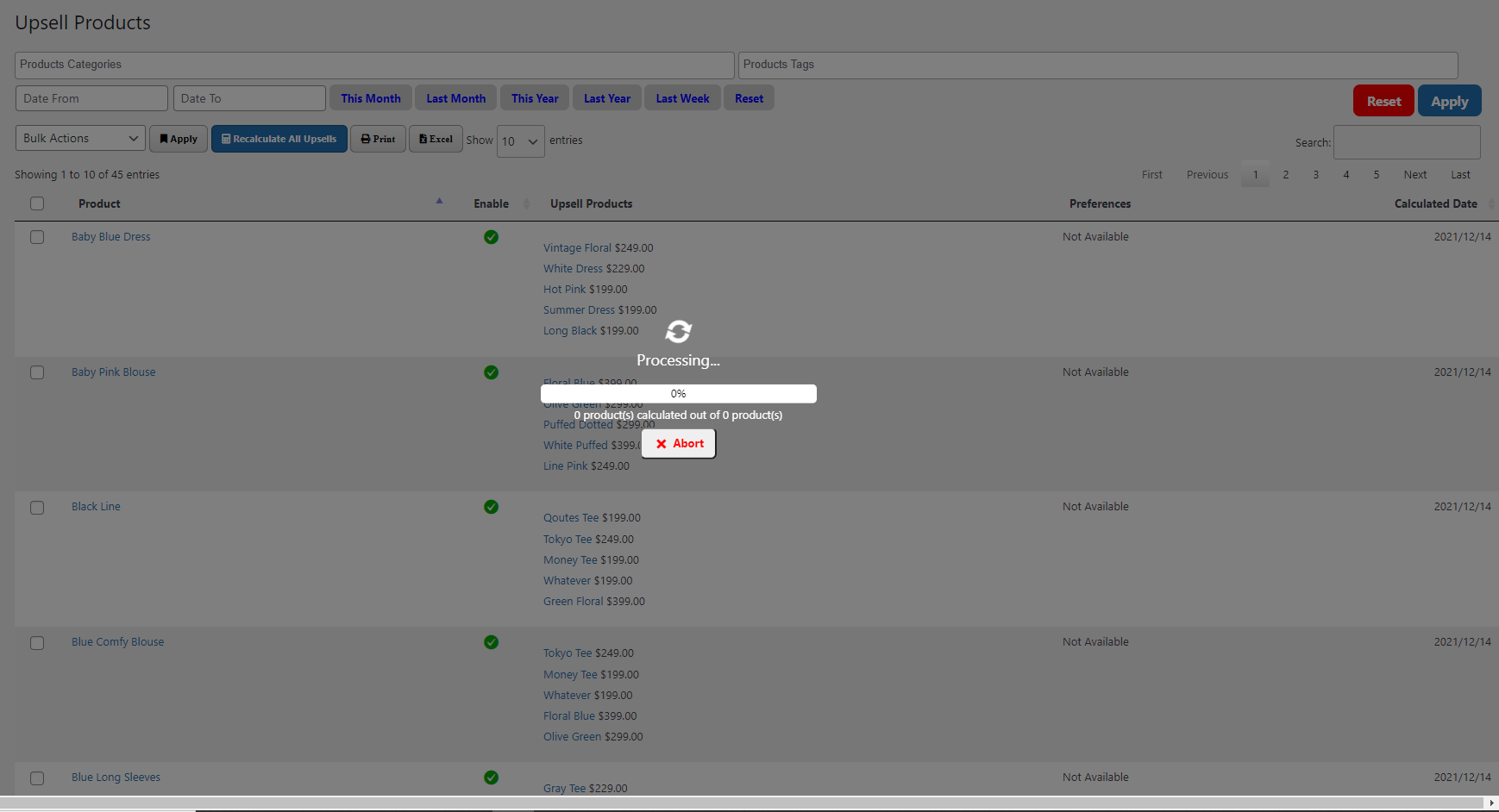 Product Page